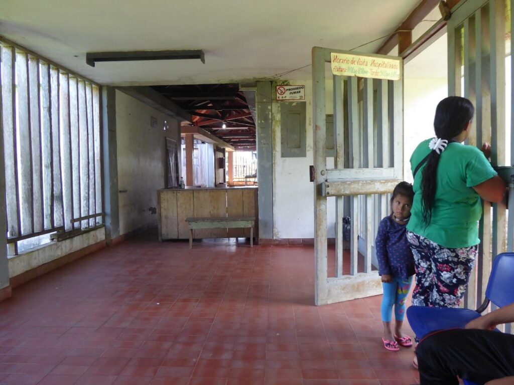 Colombia health reform: A health clinic in Amazonas department of Colombia: broken and understaffed.