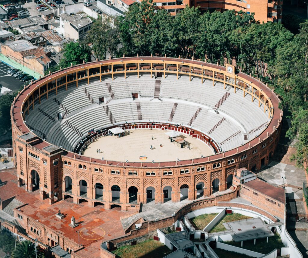 Image by Random Institute on Unsplash. Plaza de Toros in Bogotá.