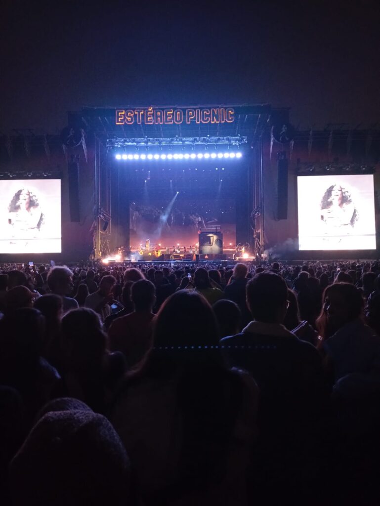 SZA performing in Bogotá for Festival Estéreo Picnic 2024